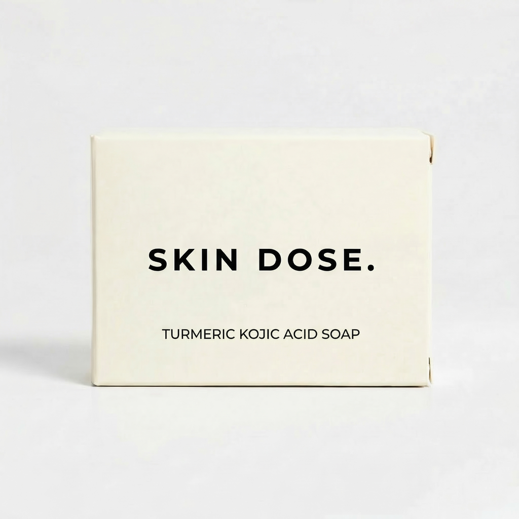 Turmeric Brightening Soap (with Vitamin C, Shea Butter, Kojic Acid)